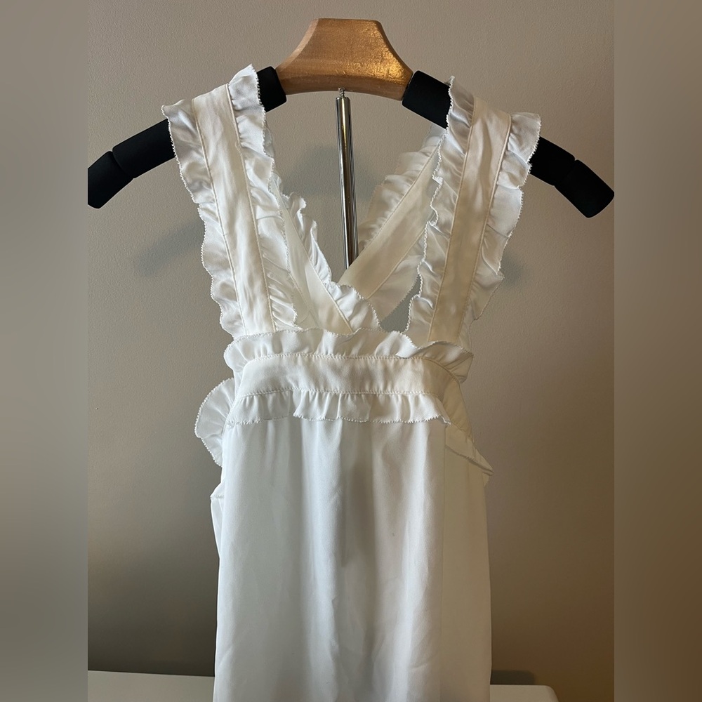 J. Crew Ivory Sleeveless Blouse